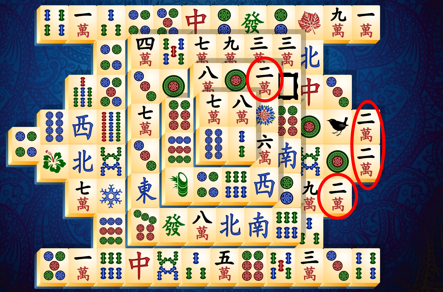 Mahjong Solitaire-vejledning, trin 3