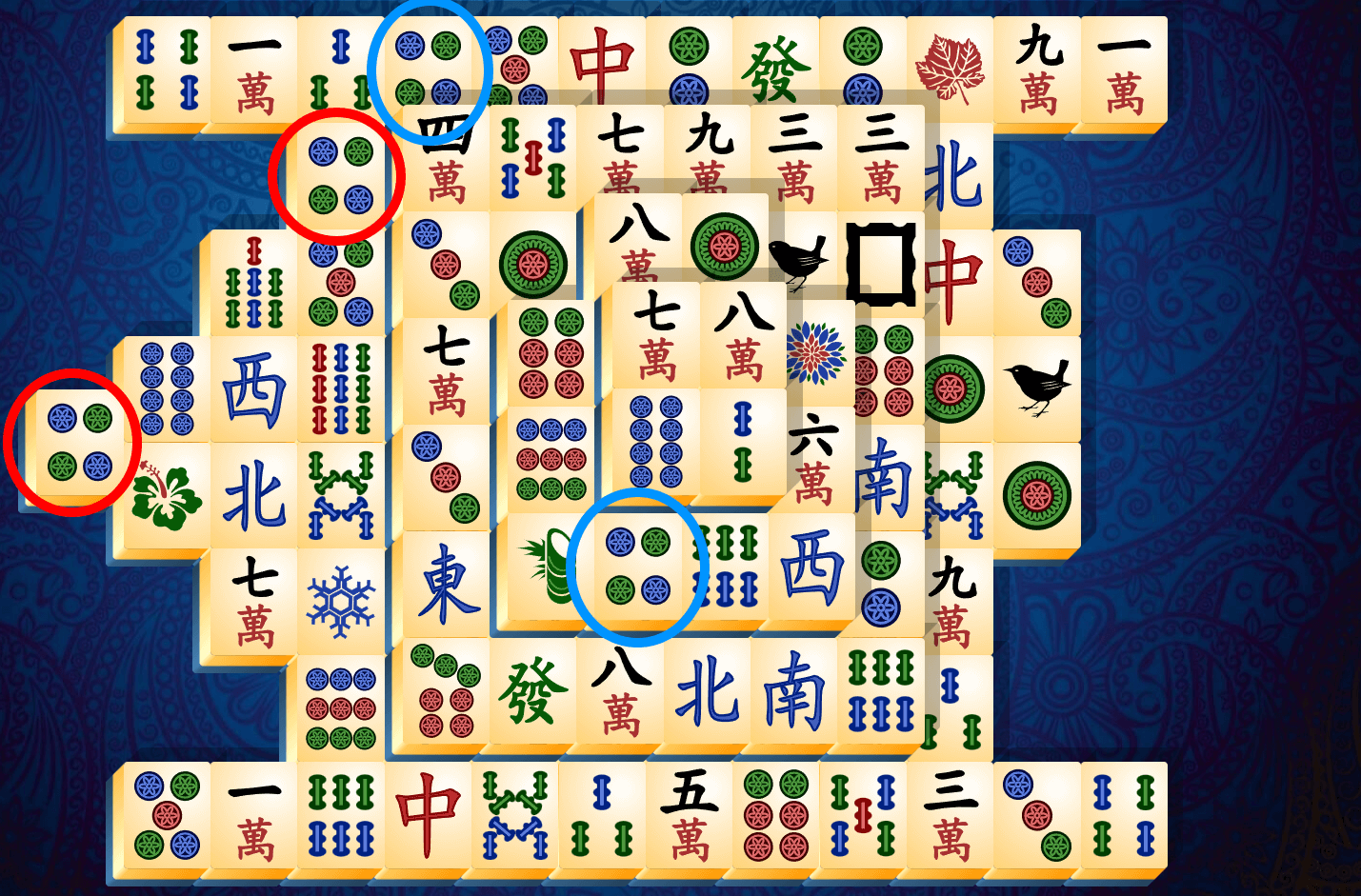 Mahjong Solitaire-vejledning, trin 4